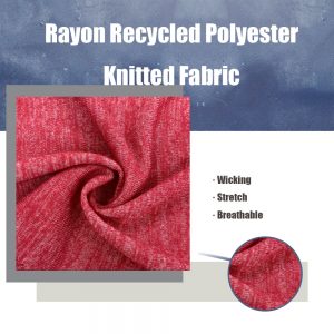 Hangzhou Kangman Textile Co., Ltd.Rayon polyester recycled knitted fabric