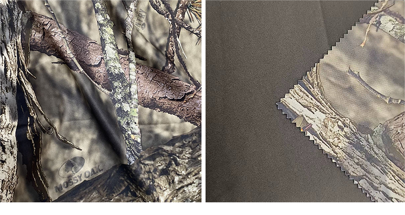 Hangzhou Kangman Textile Co., Ltd.75D Polyester Camouflage Printed Fabric Bonded Interlock Fabric