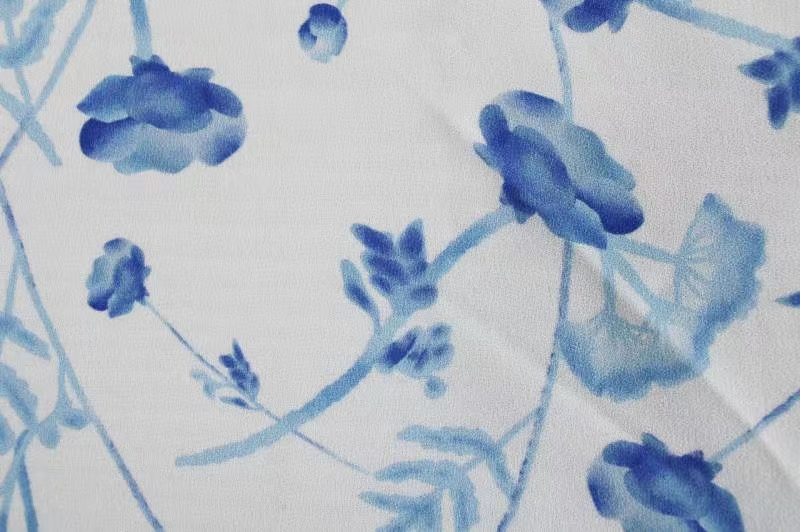 Hangzhou Kangman Textile Co., Ltd.Single Sided  Printed Lotus Pattern  Fabric for Usual Wear