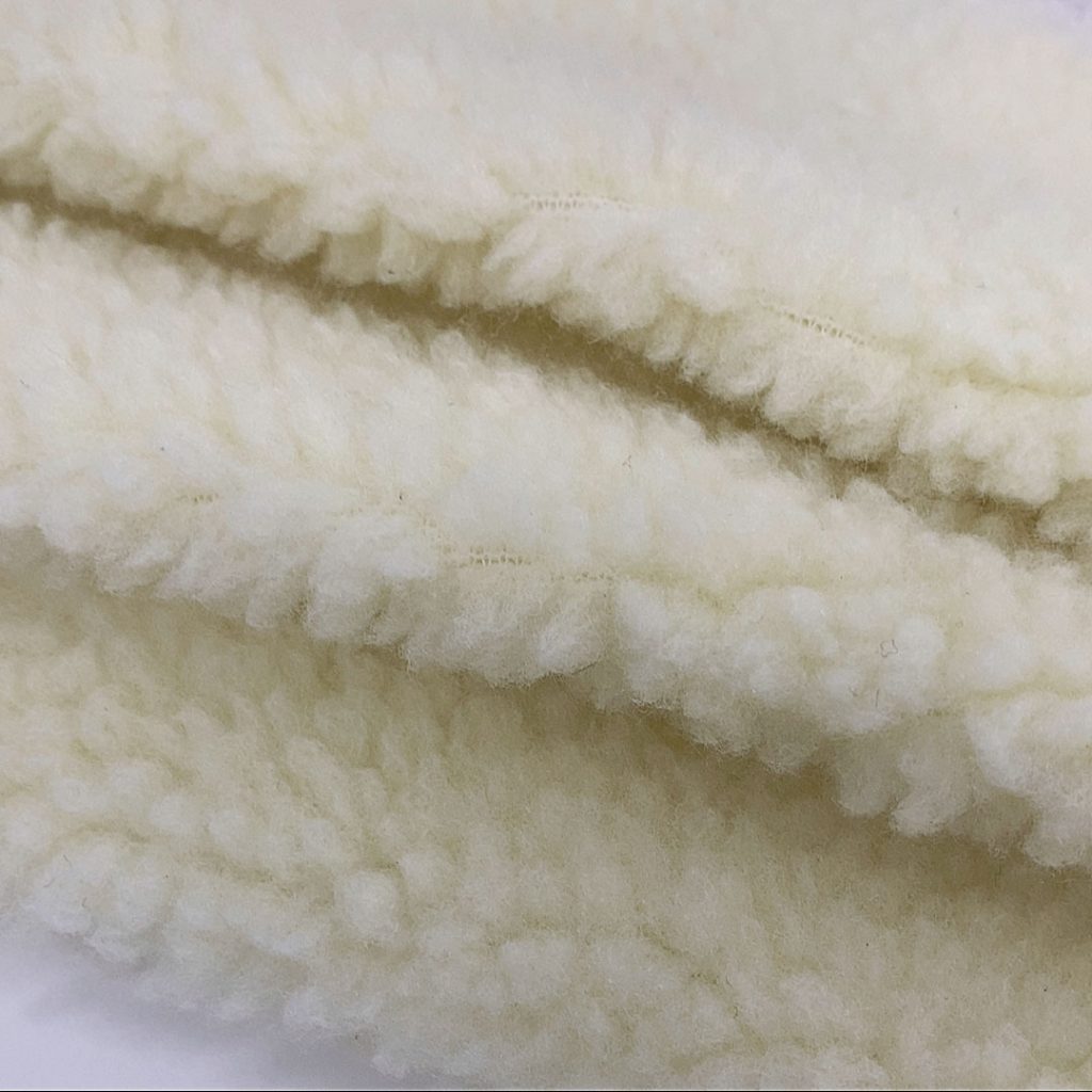 Hangzhou Kangman Textile Co., Ltd.White Polyester Sherpa Fleece Fabric