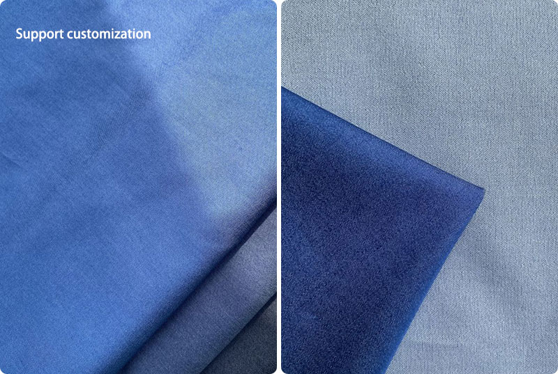 Hangzhou Kangman Textile Co., Ltd.Tencel Polyester Spandex Imitation Jeans Fabric Denim Fabric for Dress Jacket Jeans