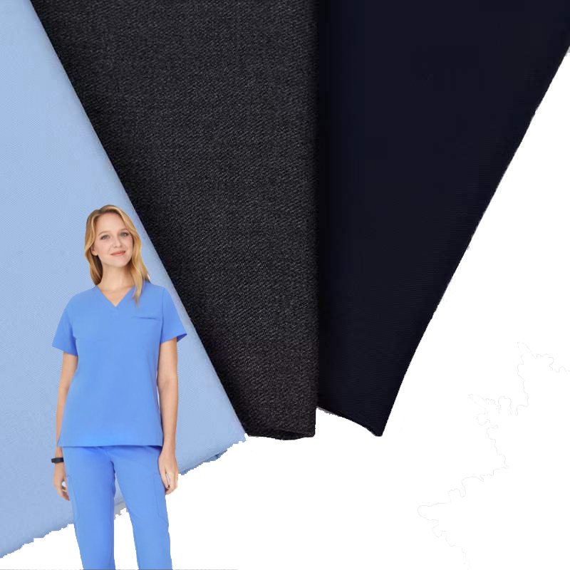 Hangzhou Kangman Textile Co., Ltd.TR 4 Way Stretch Twill Uniform Fabric for Hospital