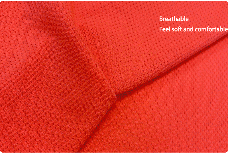 Hangzhou Kangman Textile Co., Ltd.High Elastic Polyester Spandex Butterfly Mesh Fabric for Sportful Squadra Jacket