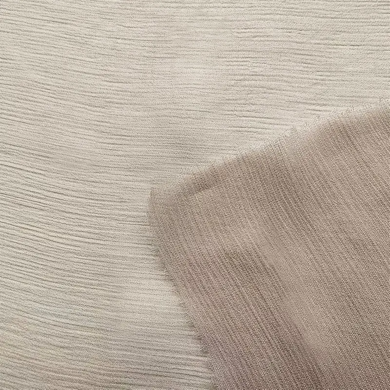 Hangzhou Kangman Textile Co., Ltd.Silk Crinkle Rayon Fabric for Dress T-Shirt