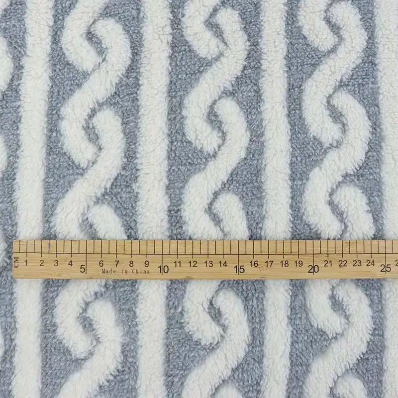 Hangzhou Kangman Textile Co., Ltd.Sherpa Fleece Knit Polyester Fabric