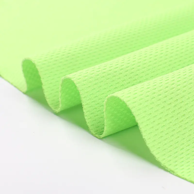 Hangzhou Kangman Textile Co., Ltd.Eco-Friendly Polyester Interlock Mesh Fabric for Sportswear