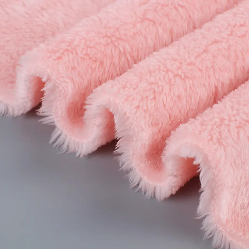 Hangzhou Kangman Textile Co., Ltd.Super soft 100% Polyester Velvet Fleece Fabric