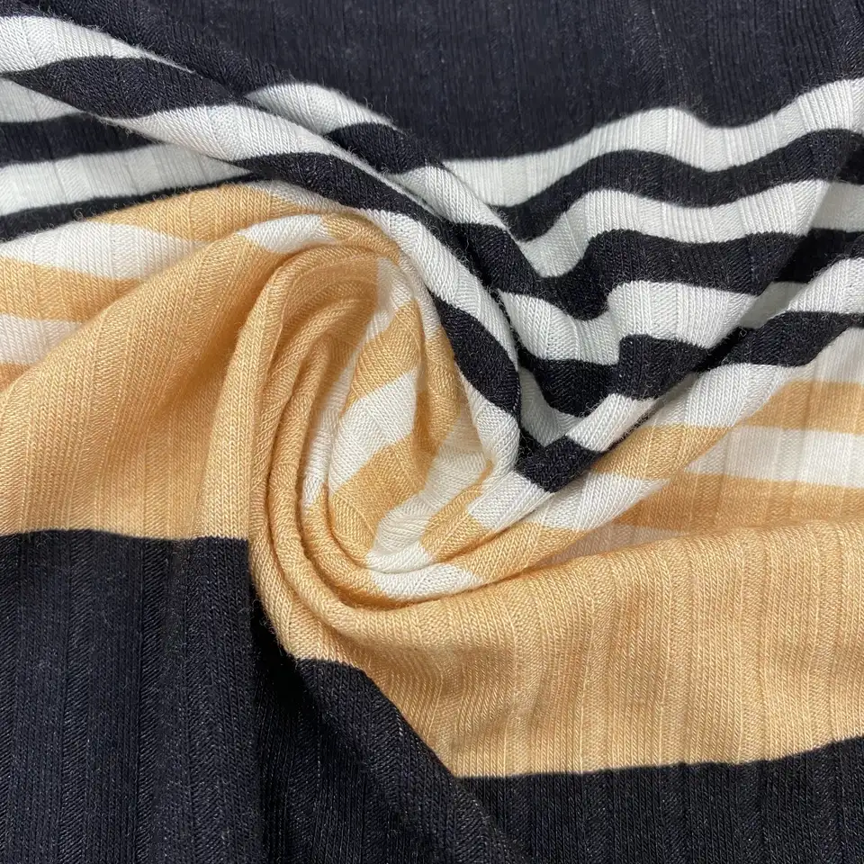 Hangzhou Kangman Textile Co., Ltd.Breathable Knitting Rib Fabric For Dress