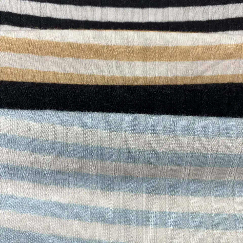 Hangzhou Kangman Textile Co., Ltd.Breathable Knitting Rib Fabric For Dress