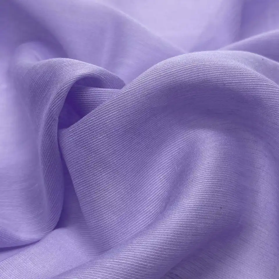 Hangzhou Kangman Textile Co., Ltd.55% TE 45% Linen Fabric For Skirts