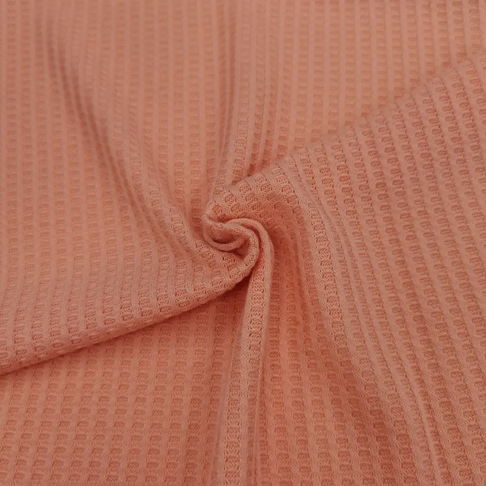 Hangzhou Kangman Textile Co., Ltd.Rib Knit Waffle Fleece Fabric