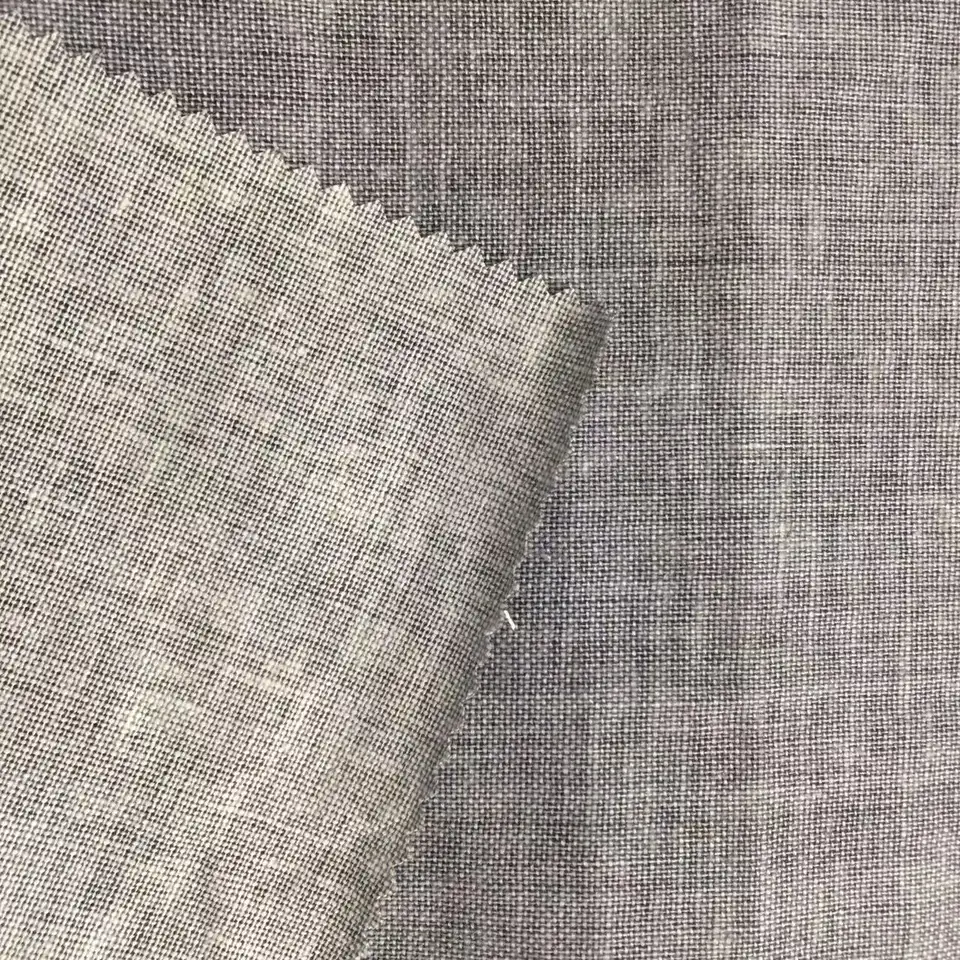 Hangzhou Kangman Textile Co., Ltd.70% Rayon 30% Linen Plain Solid Color Coated Fabric