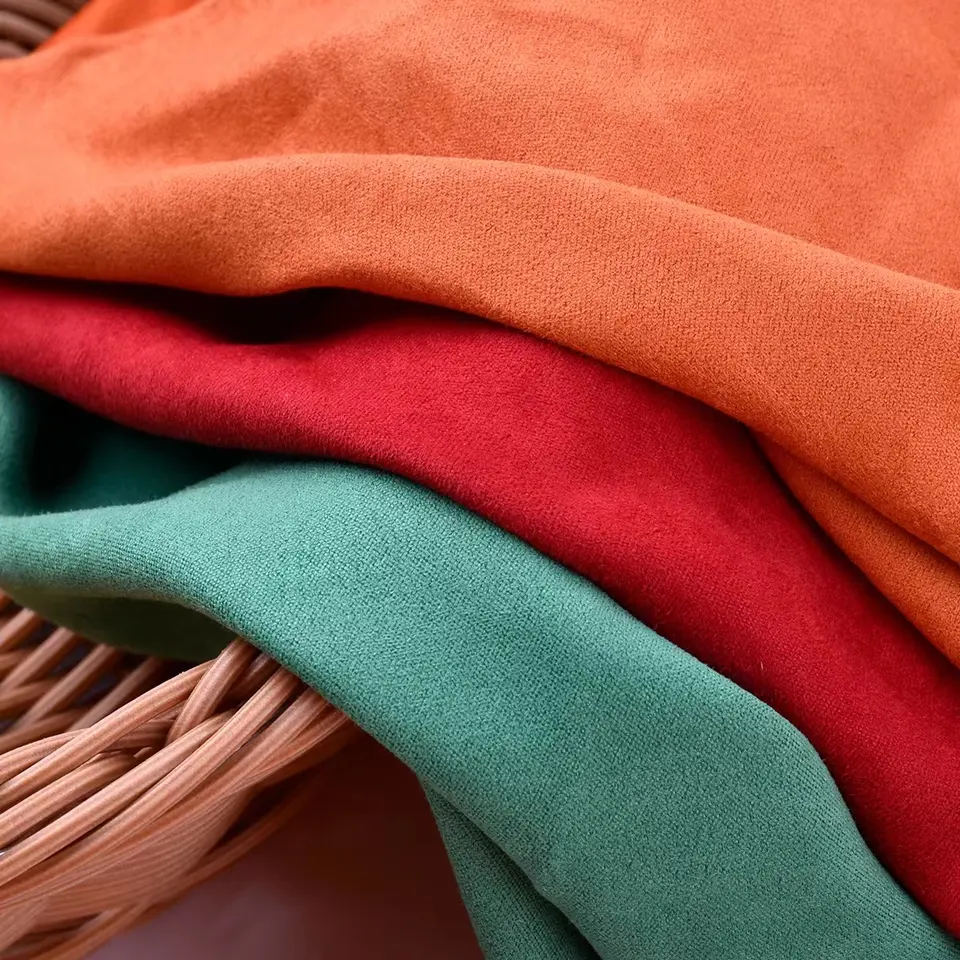 Hangzhou Kangman Textile Co., Ltd.Polyester Windbreaker Suede Fabric