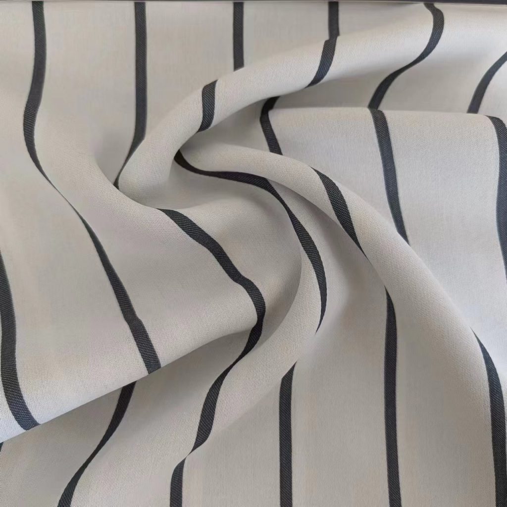 Hangzhou Kangman Textile Co., Ltd.Wide Strip Polyester Viscose Fabric