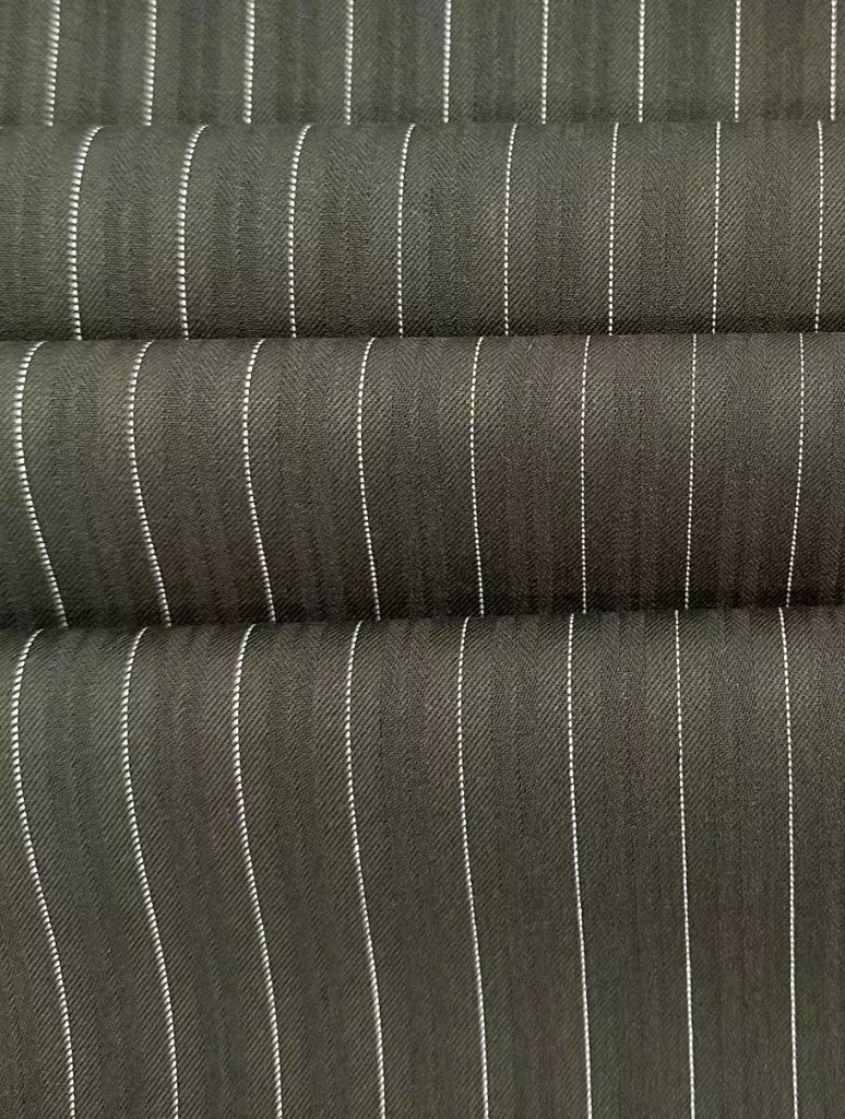 Hangzhou Kangman Textile Co., Ltd.Polyester Rayon Stretch Striped Fabric