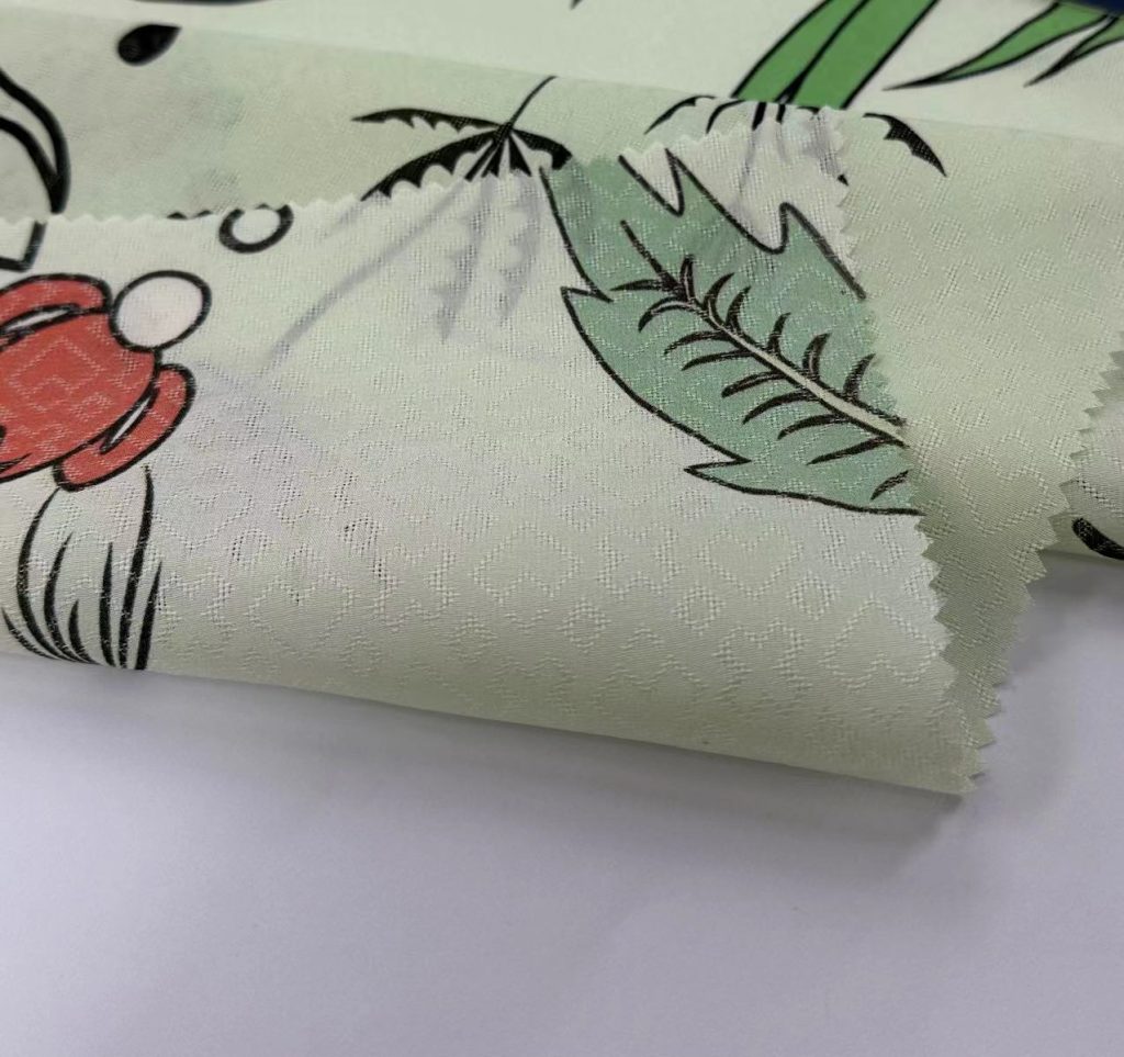 Hangzhou Kangman Textile Co., Ltd.Silk Jacquard Printed Fabric