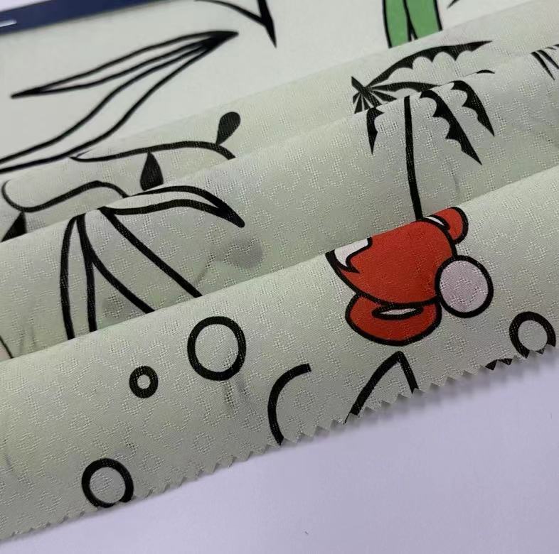 Hangzhou Kangman Textile Co., Ltd.Silk Jacquard Printed Fabric