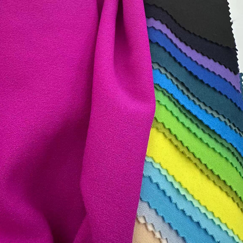 Hangzhou Kangman Textile Co., Ltd.Knit Polyester Spandex Fabric For Dress