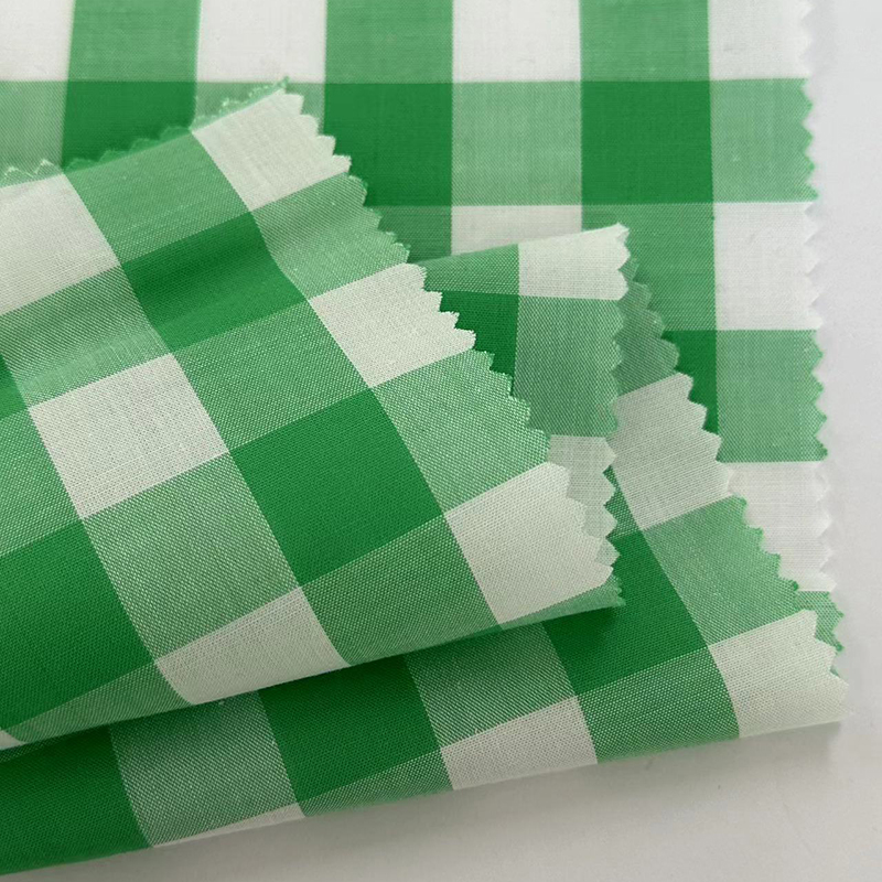 Hangzhou Kangman Textile Co., Ltd.Yarn Dyed Cotton Check Shirt Fabric