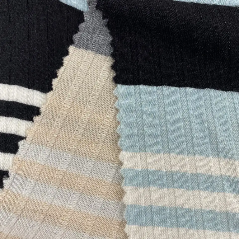 Breathable Knitting Rib Fabric For Dress