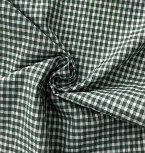 100D Cationic Plaid Fabric